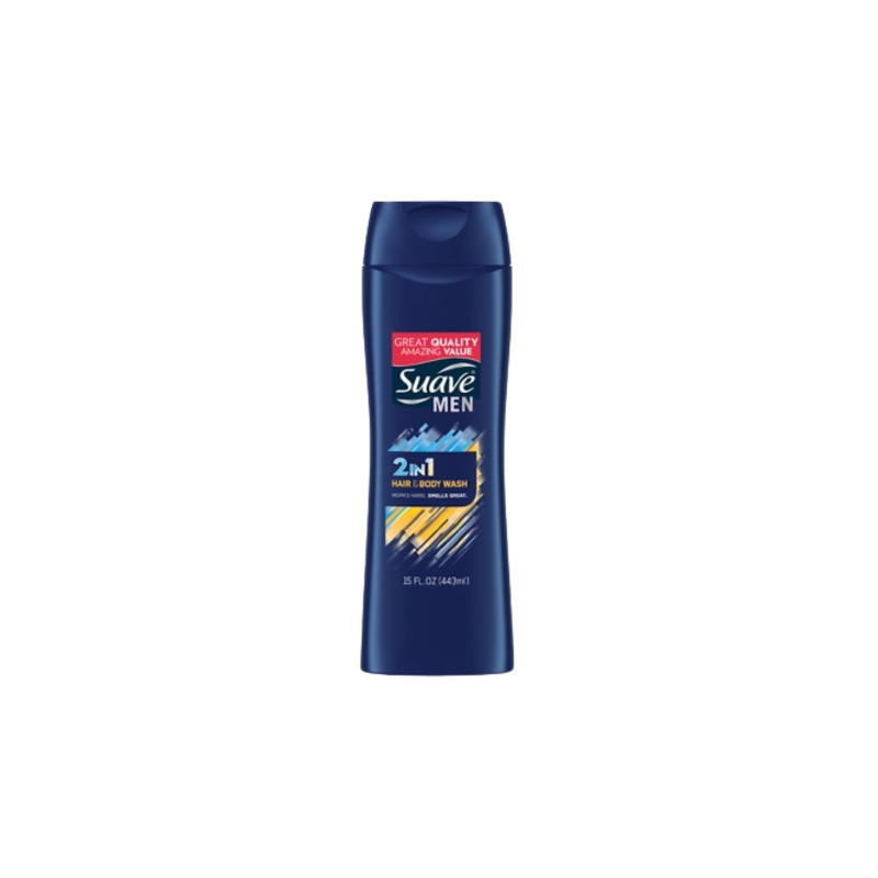 Suave Men 2In1 Hair & Body Wash 443ML