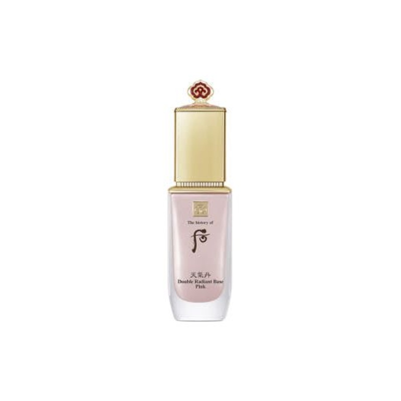 THE WHOO Cheongidan Double Radiant Base Pink  40ml | Hydrating, Nourishing Makeup Base | Rose-Gold Glow