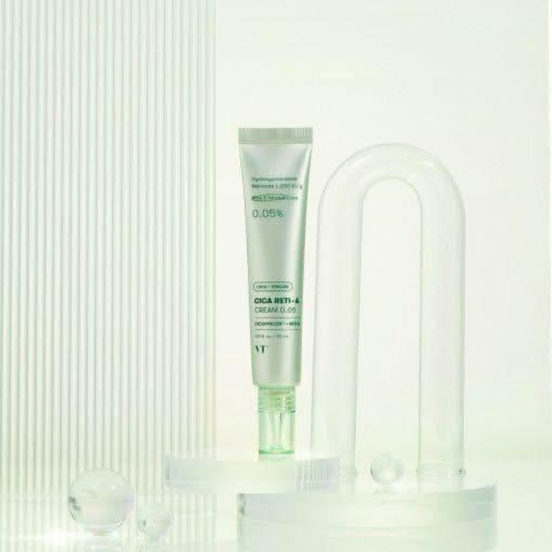 VT Cica Reti-A Cream 0.05  30ml | Gentle Retinol Cream for Pore & Wrinkle Care