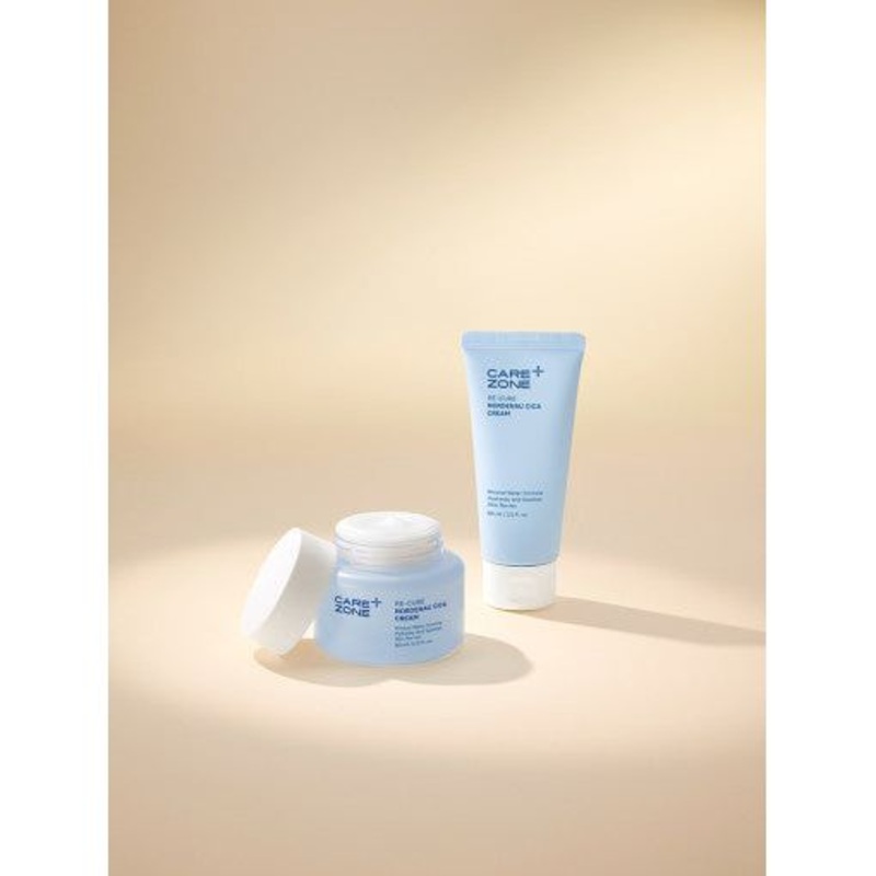 CAREZONE Recure Nordenau Cica Cream Special Set (60ml + 60ml) | Soothing & Hydrating Moisturiser