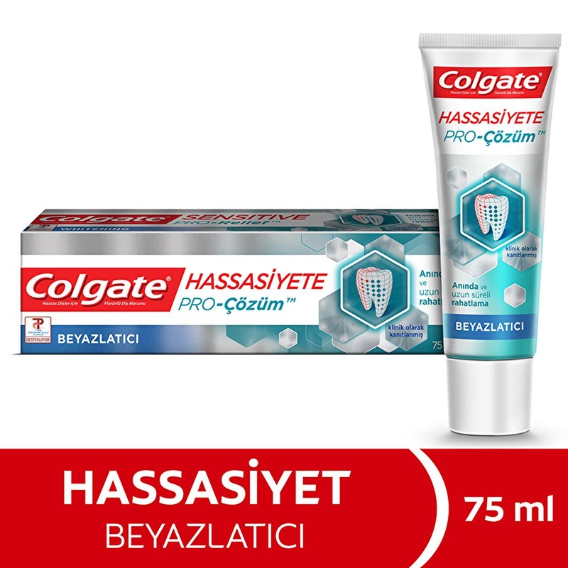 Colgate Pro-Solution: Whitening Toothpaste for Sensitive Teeth – Gentle Stain Removal & Lasting Relief