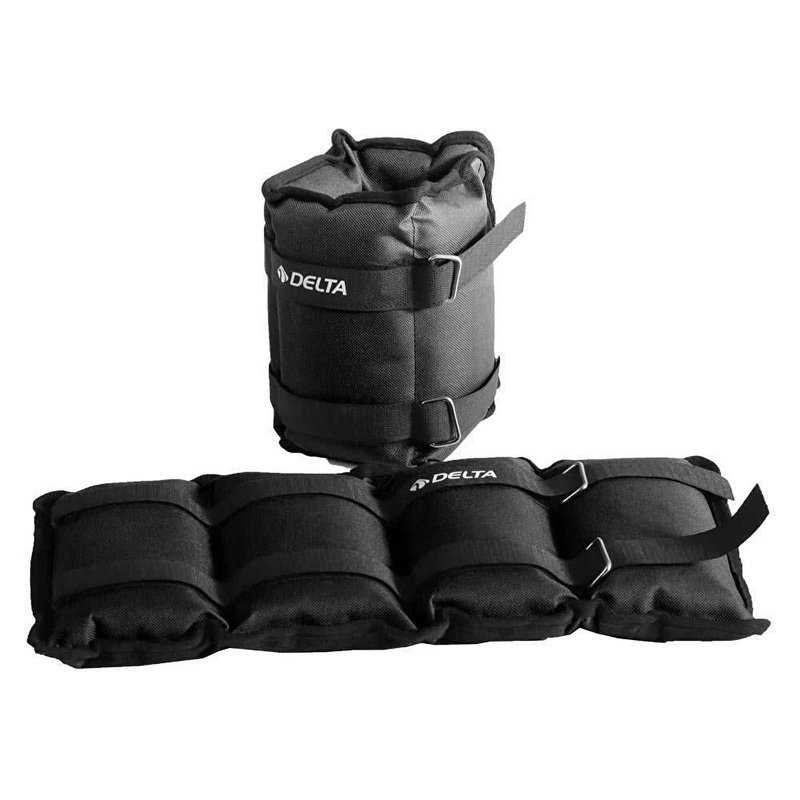 Delta Strength Training Wrist & Ankle Weights Set – Adjustable 3.3 lbs (1.5kg x 2) Fitness, Running, & Muscle Building