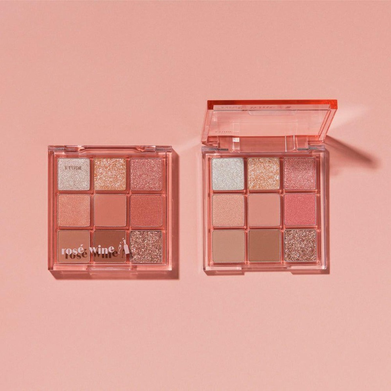 ETUDE Play Color Eyes – 9-Color (#Rose Wine) | Sweet Pink & Sparkling Glitters