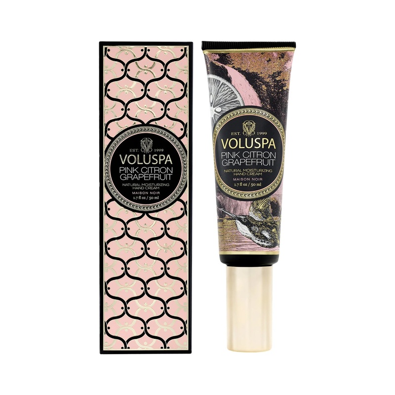 Voluspa Noir Collection Hand Cream – Pink Citron Grapefruit Pink Citron