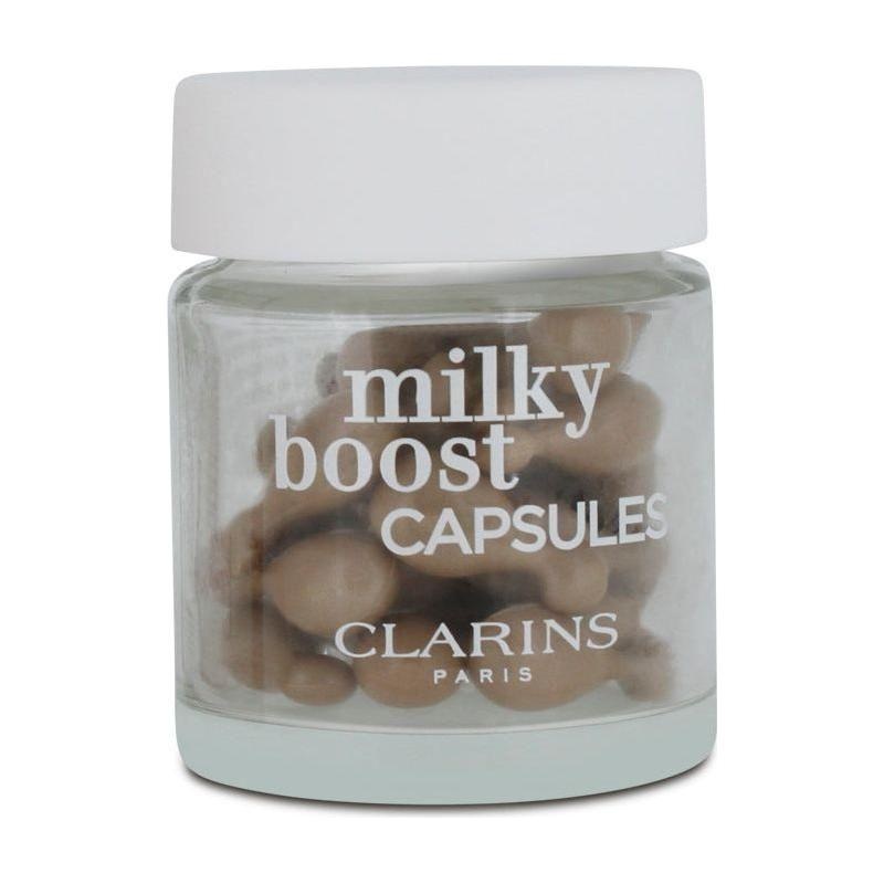 Clarins Milky Boost Capsules Radiance & Nutrition 03.5  30 Capsules | Radiance-Boosting Makeup Solution