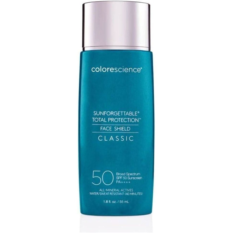 Colorescience Total Protection Face Shield Classic SPF 50  55ml | Hydrating, Weightless Mineral Sunscreen Original