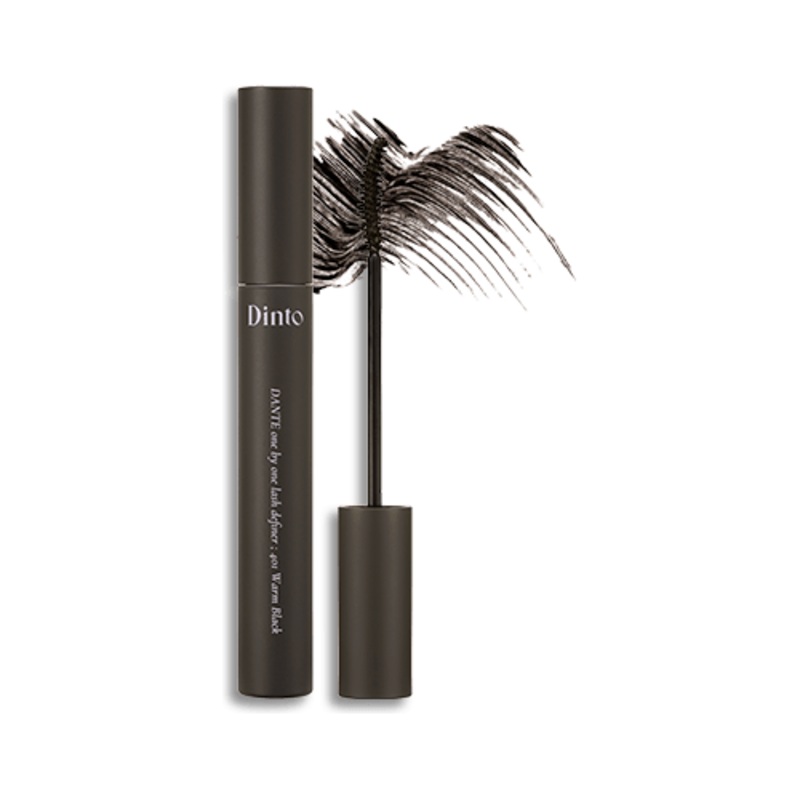 Dinto One by One Lash Definer  7.5ml  Weightless Volume & CC-Curl Precision  Define Every Lash, Naturally 401 Warm Black – Mascara