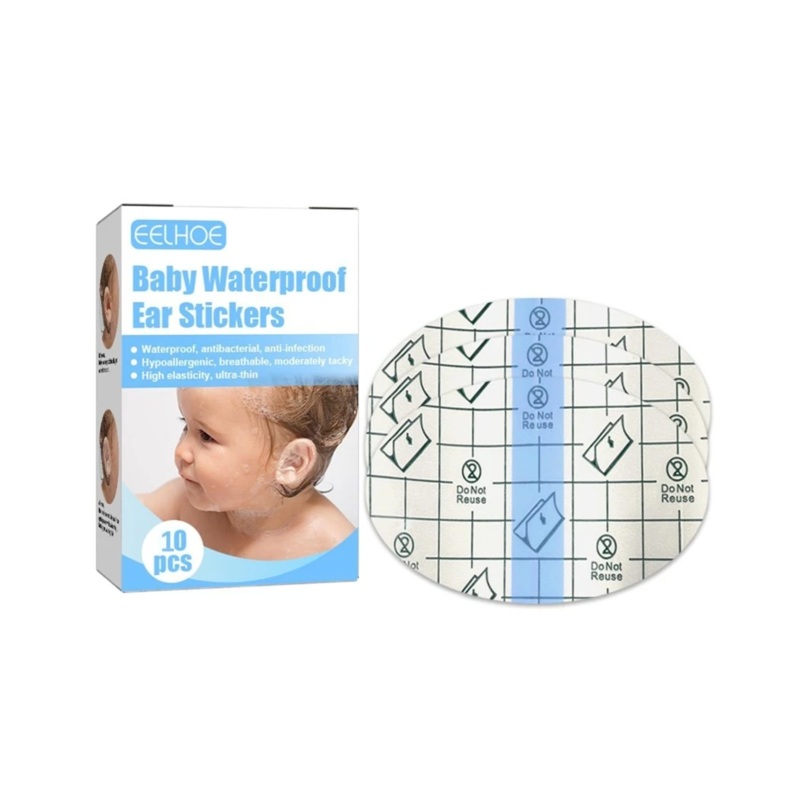 Eelhoe Baby Waterproof Ear Sticker – 30 Pieces