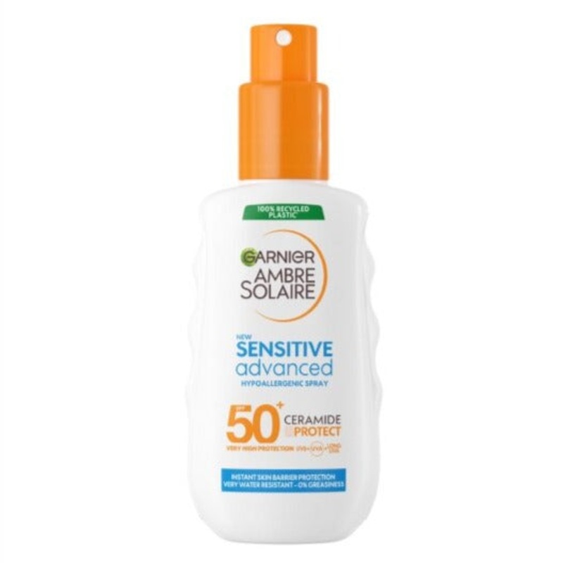 Garnier Ambre Solaire sunscreen Sensitive Advanced Spray SPF 50+ 150ml