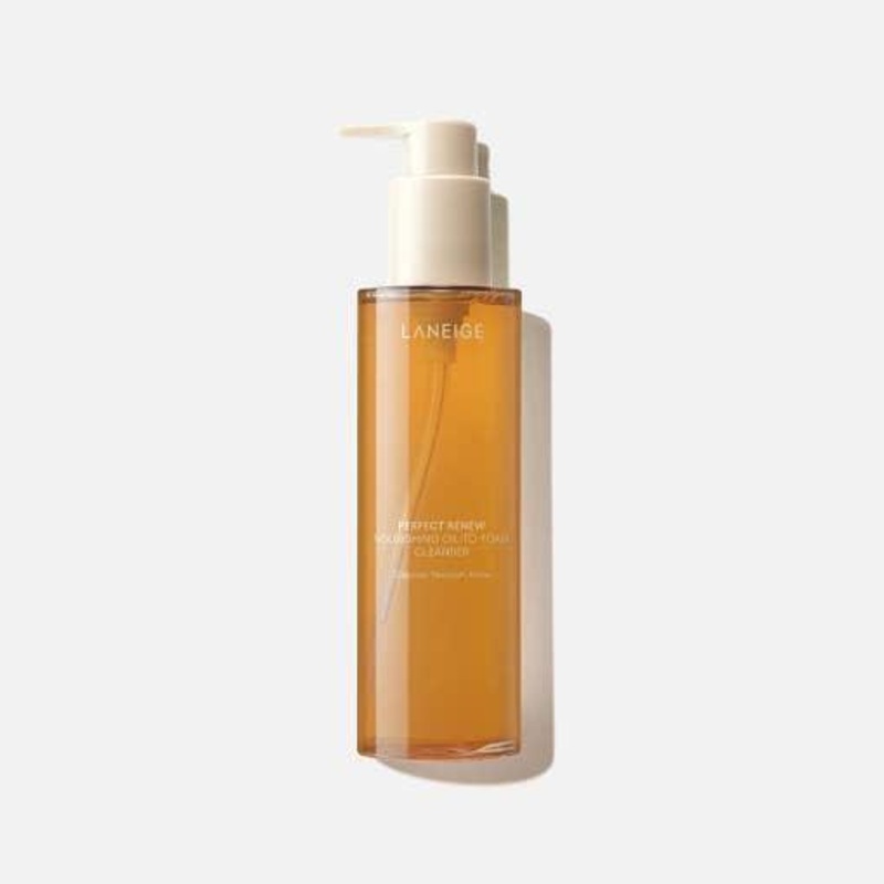 LANEIGE Perfect Renew Nourishing Oil-To-Foam Cleanser – 200ml | Gentle Deep Cleansing