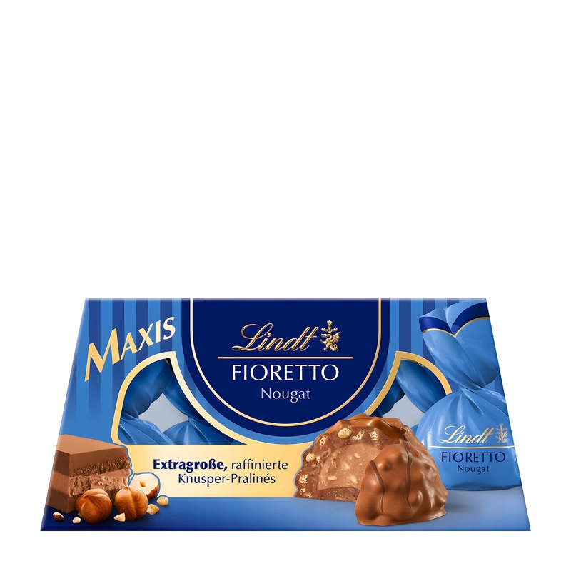 Lindt Fioretto Nougat Maxis Milk Chocolate Bites, 138 g