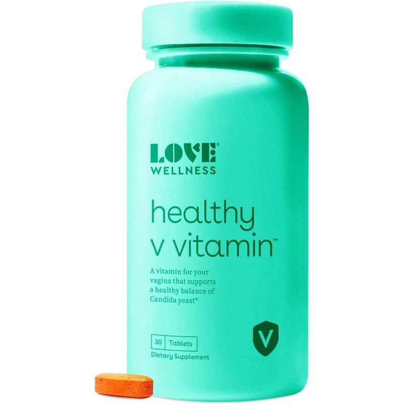 Love Wellness V Vitamin Feminine Balance  Vaginal Health & Yeast Support  30 Capsules Perfect Condition Vitamin (Healthy V)