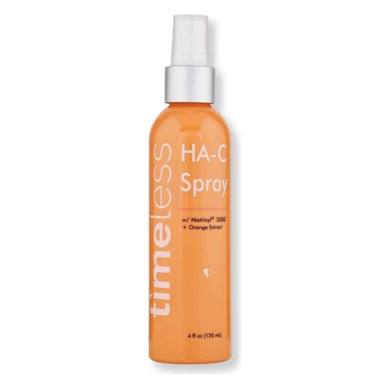 Timeless Skin Care HA Matrixyl 3000 with Orange Spray  120ml | Vitamin-Infused Hydrating Mist for Bright, Energised Skin