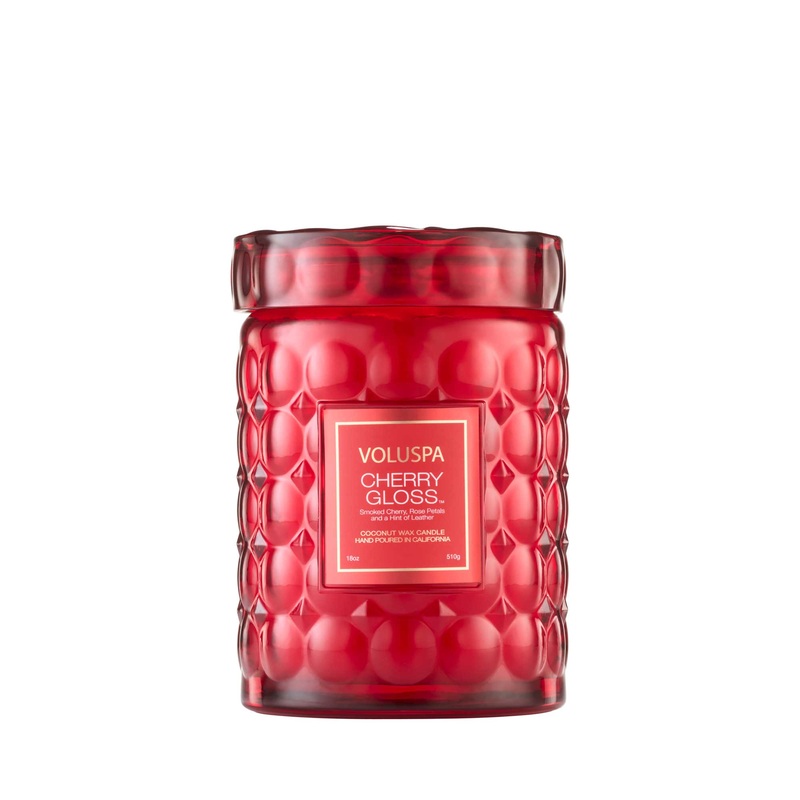 Voluspa Limited Editon Capsule Collection Large Jar 18oz Candle – Cherry Gloss Cherry Gloss