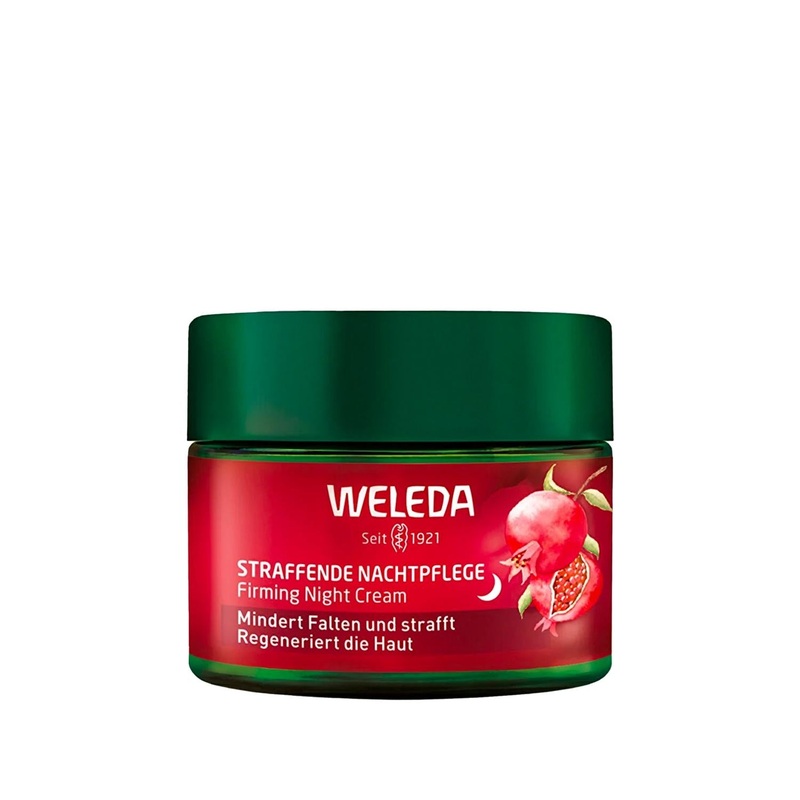 Weleda Pomegranate Extract Night Cream – Natural Moisturizing & Tightening for Anti-Aging, Organic Skincare, 40ml
