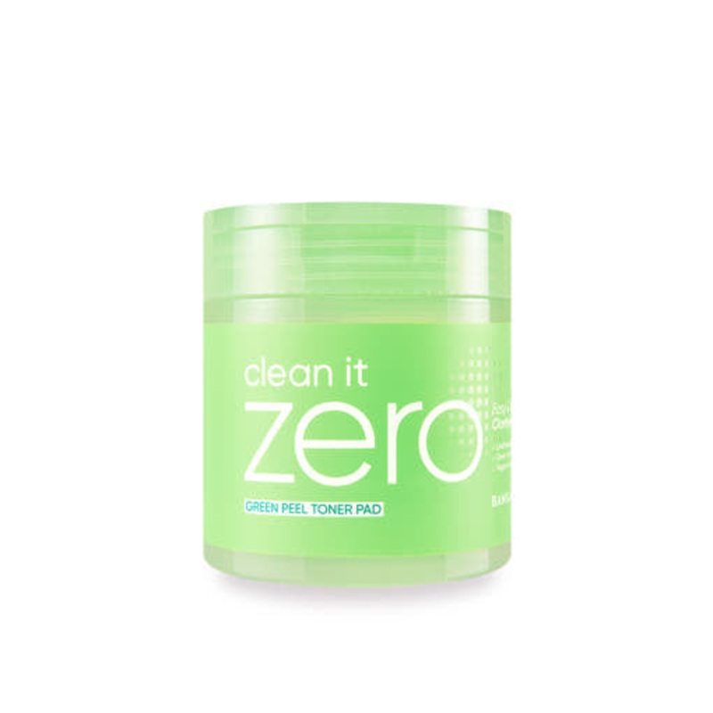 BANILA CO Clean It Zero Green Peel Toner Pad  230ml / 70 Pads | Vegan Exfoliating & Hydrating Toner Pads with LHA & Supergreens