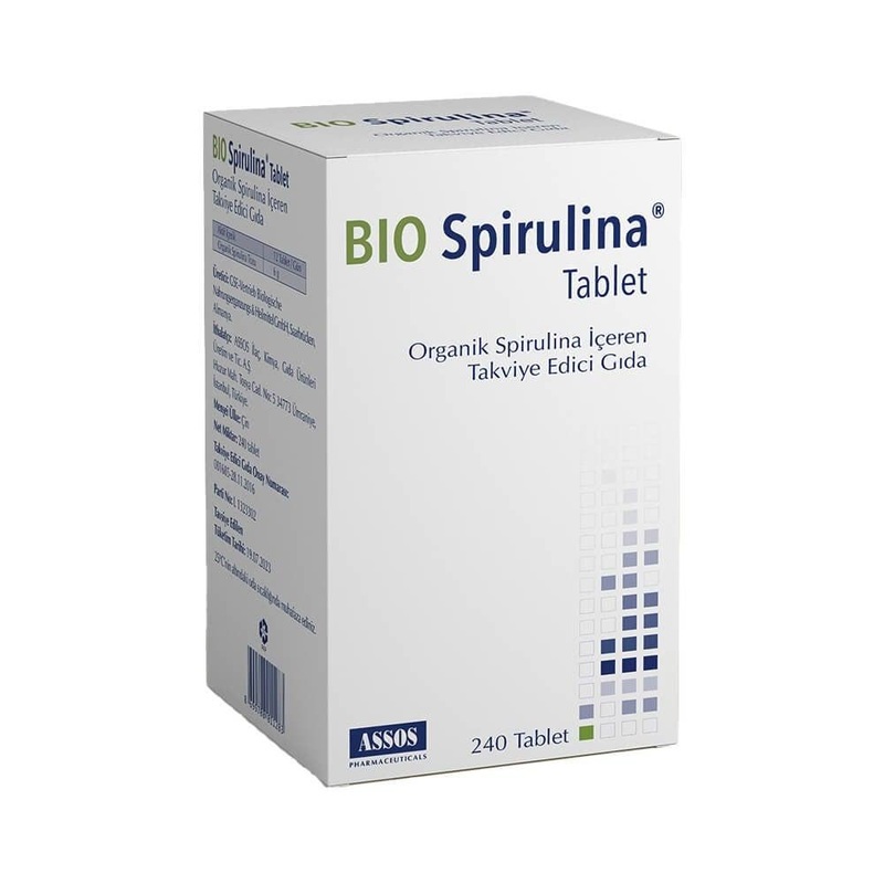 Bio Spirulina 500mg 240 Tablets – Organic Dietary Supplement for Nutritional Health