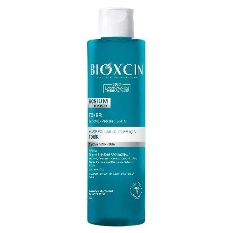 Bioxcin Acnium: Clinically Tested Vegan Acne Toner – Reduce Breakouts & Improve Skin Clarity with Facial Toner for Acne-Prone Skin, 200ML
