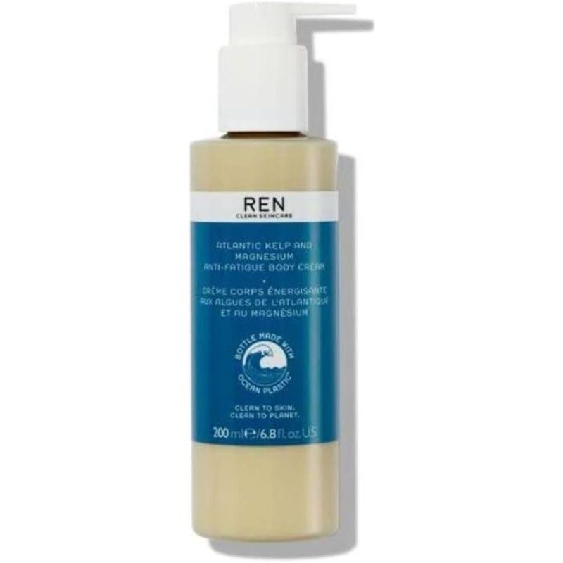 REN Atlantic Kelp & Magnesium Body Wash  200ml | Revitalising Mineral-Rich Cleanser for Energised Skin