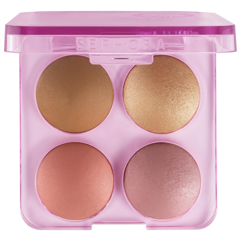 SEPHORA COLLECTION All-in-One Face Palette: Blush, Bronzer & Highlighter – Radiant Complexion, Face Contouring & Travel-Friendly