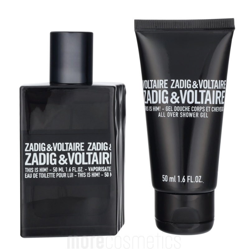 Zadig & Voltaire This Is Him! Giftset Edt Spray 50/Shower Gel 50ml