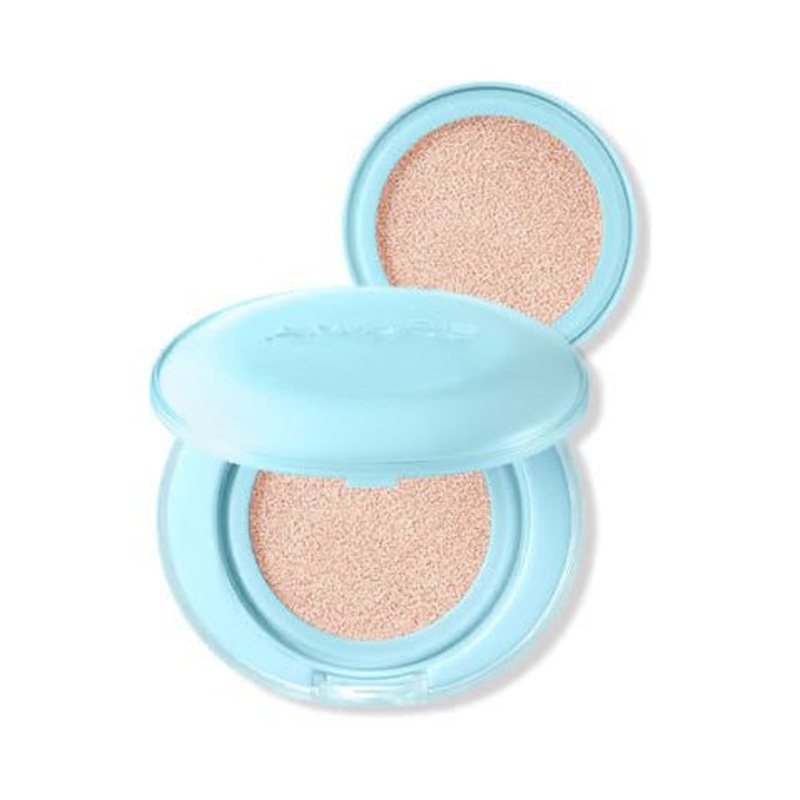 AMUSE Airy Pore Cushion SPF 50+ PA++++  15g + Refill | 72-Hour Flawless Matte Coverage & Pore Control (5 Shades) 0.5 Fair