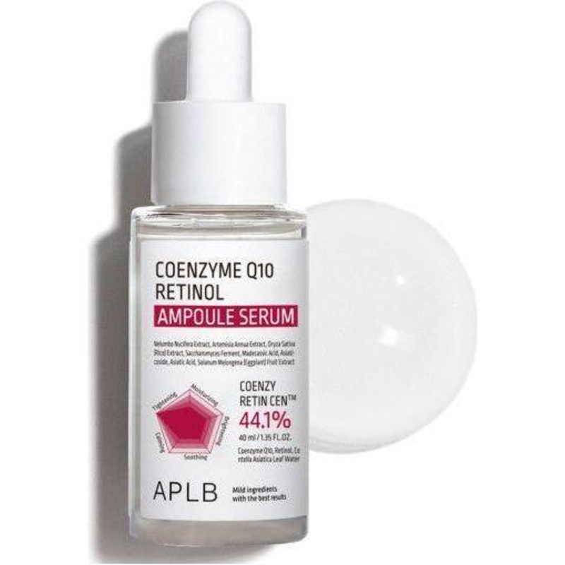 APLB Coenzyme Q10 Retinol Ampoule Serum 40ml | Anti-Aging & Skin Firming Serum