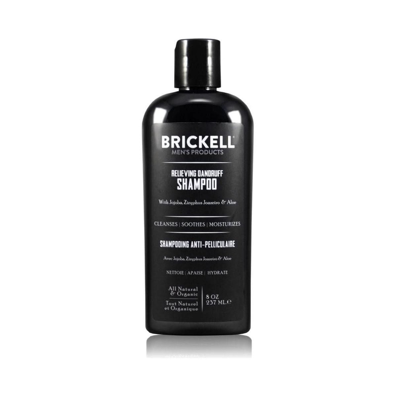 Brickell Relieving Dandruff Shampoo  237ml | Soothing Anti-Dandruff Formula for Men