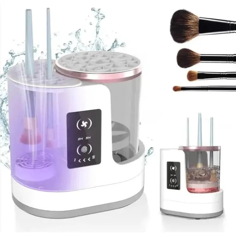 Electric Makeup Brush Cleaner  Fast, Rechargeable Brush Cleaner & Dryer for Flawless Application HZ006 USB plug in