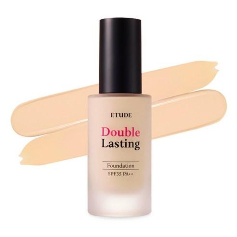 ETUDE HOUSE Double Lasting Foundation SPF34 PA++  30g | 24-Hour Matte Coverage with Second-Skin Finish