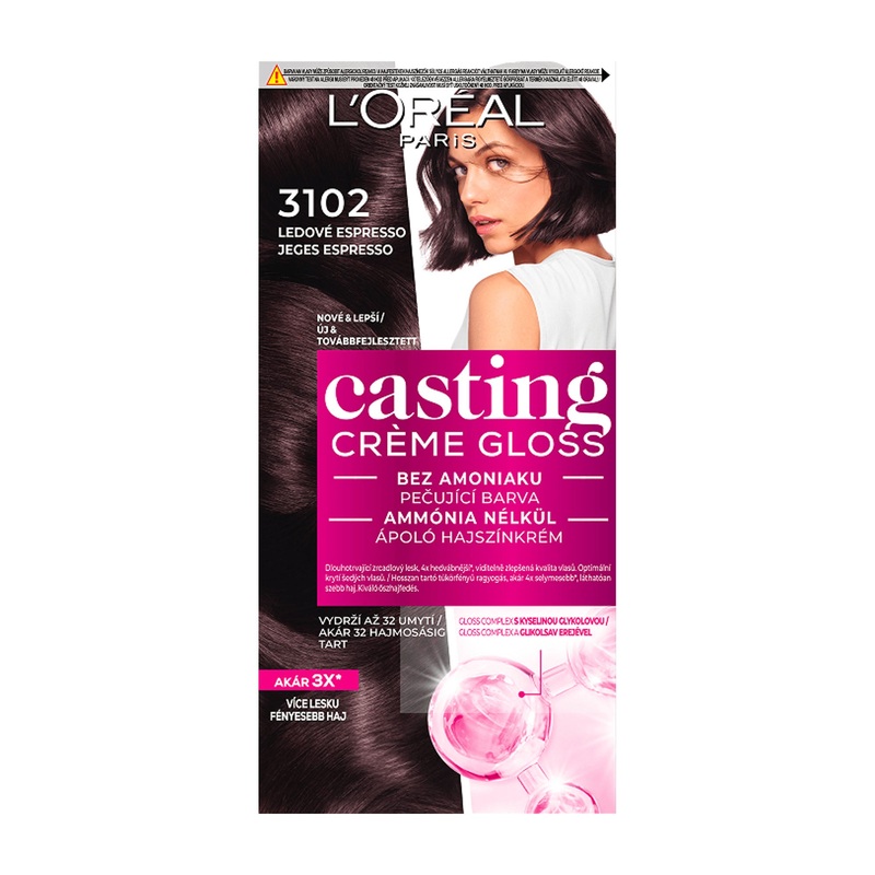 Loreal Paris Casting Creme Gloss 3102 Iced Espresso conditioning color