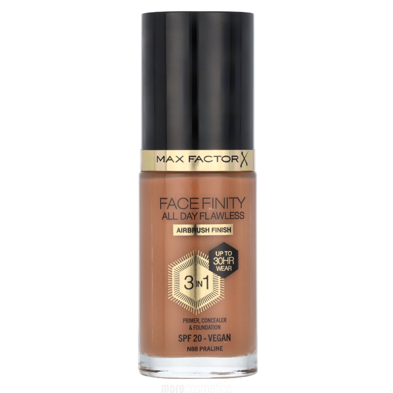 Max Factor Facefinity All Day Flawless 3 In 1 Foundation N88 Praline