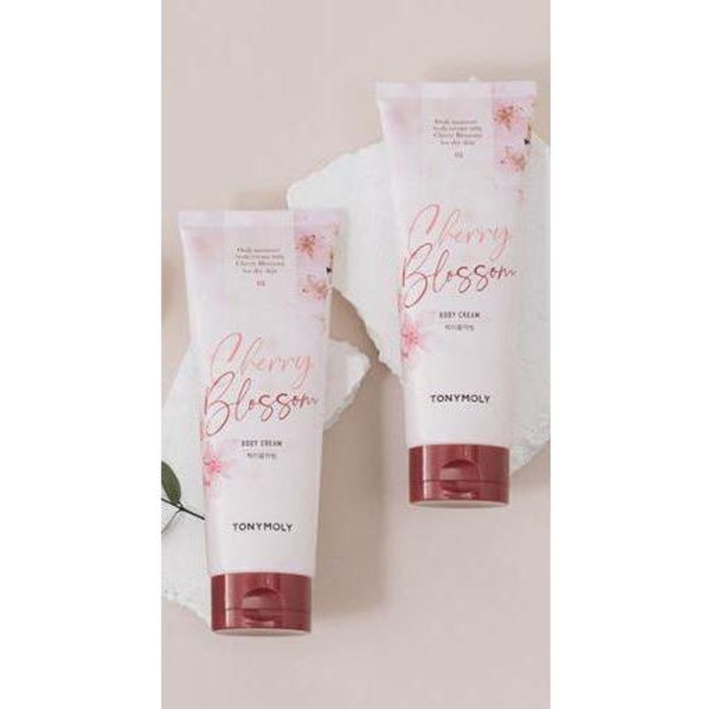 TONYMOLY Cherry Blossom Body Cream  250ml | Moisturizing Body Cream with Flower Fragrance