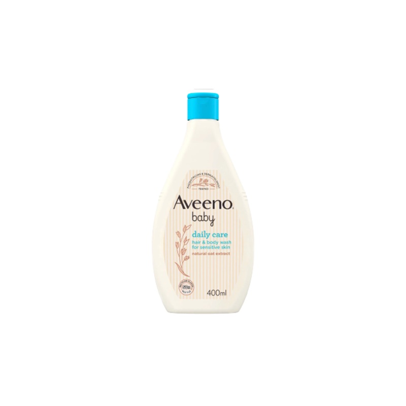 Aveeno Baby Daily Care Sensitive Skin Hair And Body Wash 400ML