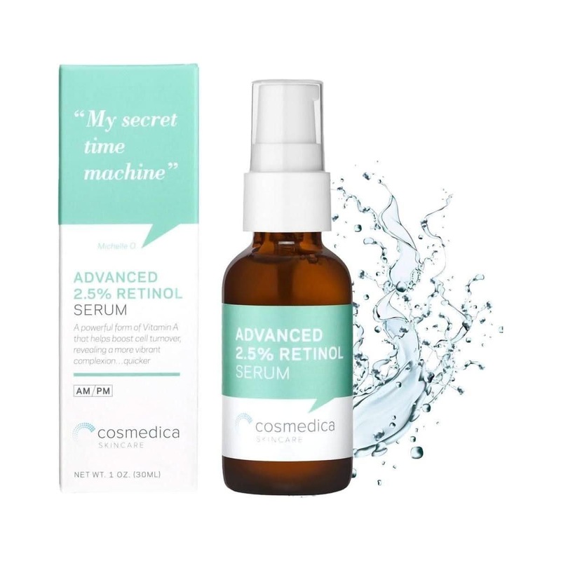 Cosmedica Skincare 2.5% Retinol Facial Night Cream  50ml | Hydrating Night Cream for Smoother, Brighter Skin