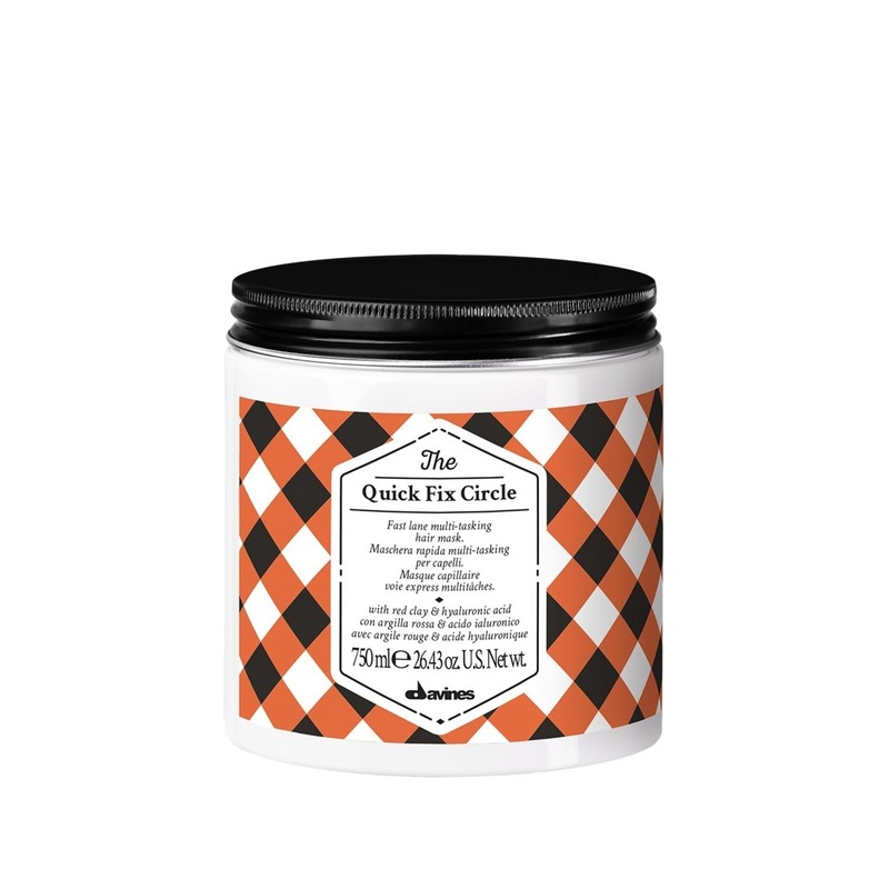 Davines The Quick Fix Circle Hair Mask: Fast Acting Hair Treatment for Conditioning & Repair – 750 ml