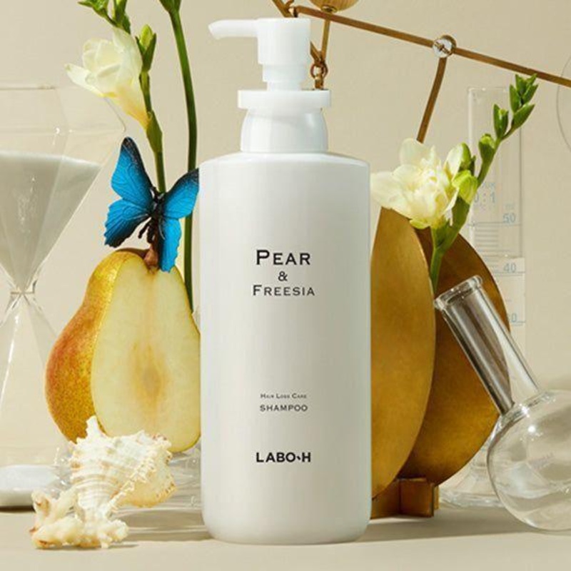 LABO-H Scalp Strengthening Shampoo Pear & Freesia – 400ml | Anti-Hair Loss & Nourishing Perfume Shampoo