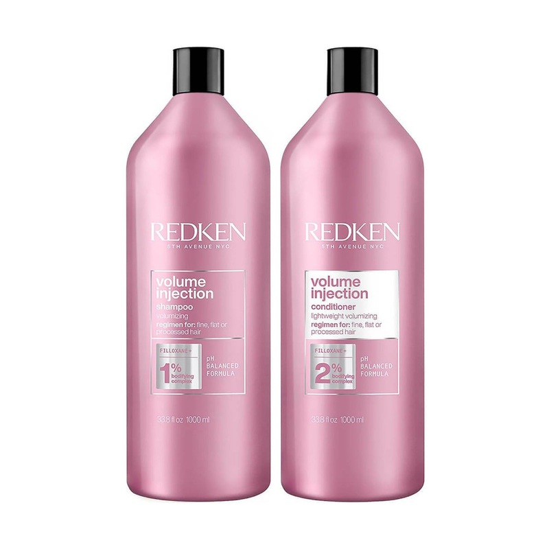 Redken Volume Injection Shampoo & Conditioner Liter Duo ($108 Value) LT Duo