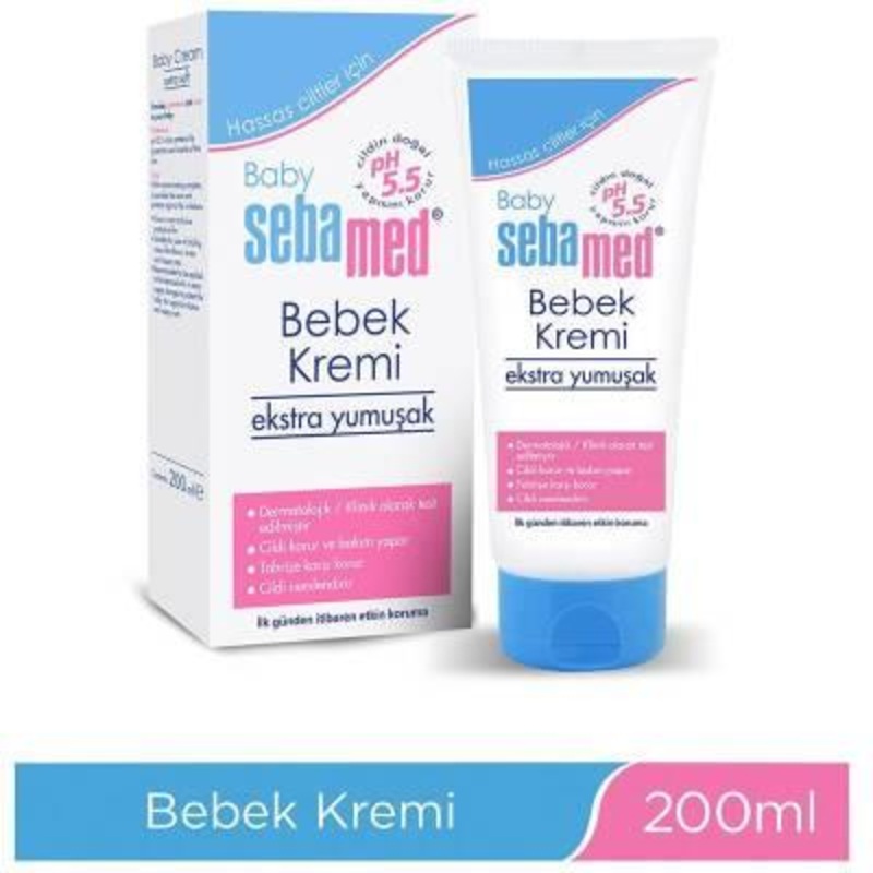 Sebamed Baby Cream 200ml – Gentle, Dermatologically Tested Moisturizer for Sensitive Skin