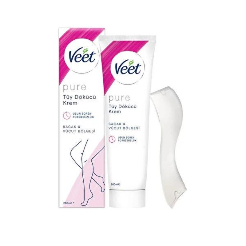Veet Hair Removal Cream for Sensitive Skin – 6.76 fl oz, Moisturizing & Smooth
