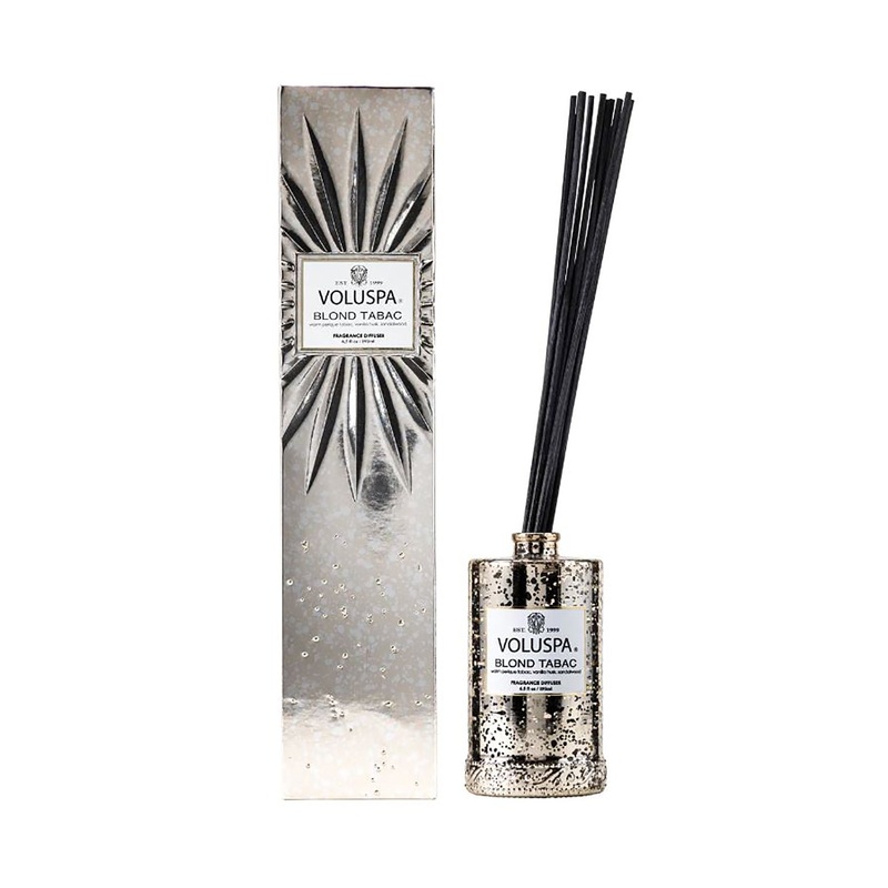 Voluspa Vermeil Fragrant Oil & Rattan Diffuser Blond Tabac