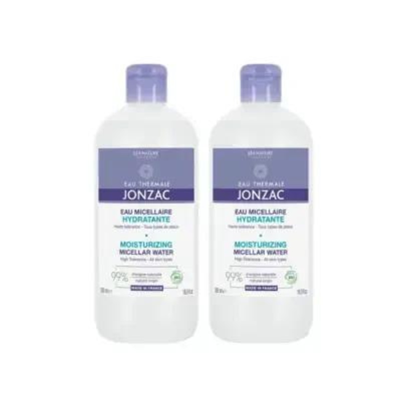 Eau Thermale Jonzac Micellar Water for Sensitive Skin – Gentle, Organic Skincare for Dry Skin – 500ml Dual Pack