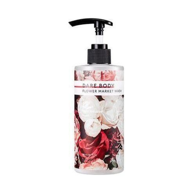 MISSHA Dare Body Wash Flower Market  500ml | pH-Balanced Moisturising Body Cleanser with Floral Perfume