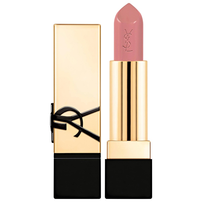 Rouge Pur Couture Caring Satin Lipstick – Luxurious Vegan Formula with Ceramides, 16H Wear, Moisturizing & Antioxidant Care