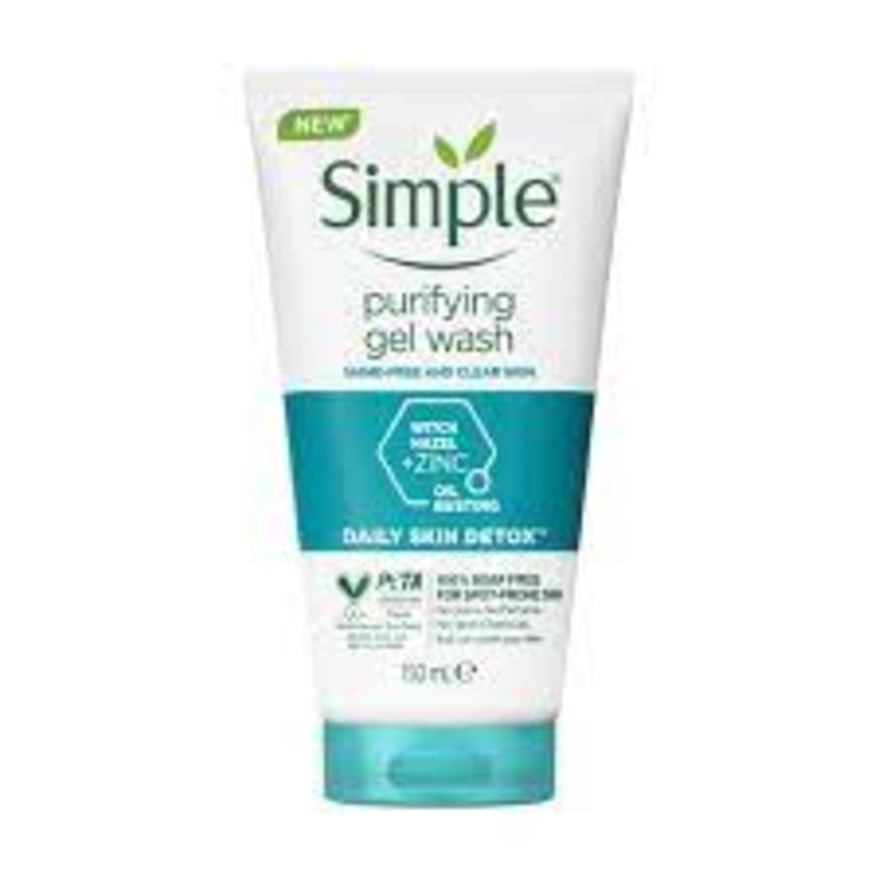 Simple – Daily Skin Detox Purifying gel Wash 150ml