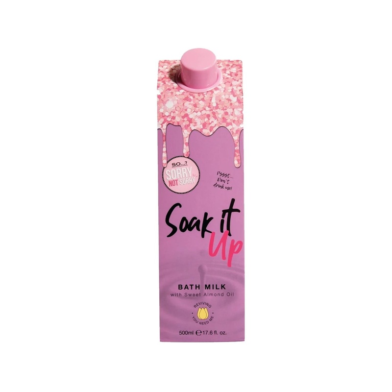 So…? Sorry Not Sorry Soak It Up Bath Milk 500ml – Moisturizing & Nourishing Bath Experience