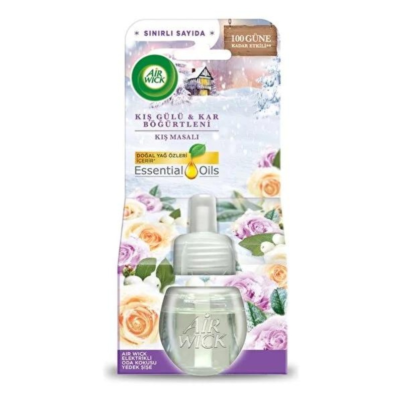 Air Wick Air Freshener Refill – Long-Lasting Fragrance, Adjustable Scent Intensity, Essential Oil – Compatible with Electric Diffusers