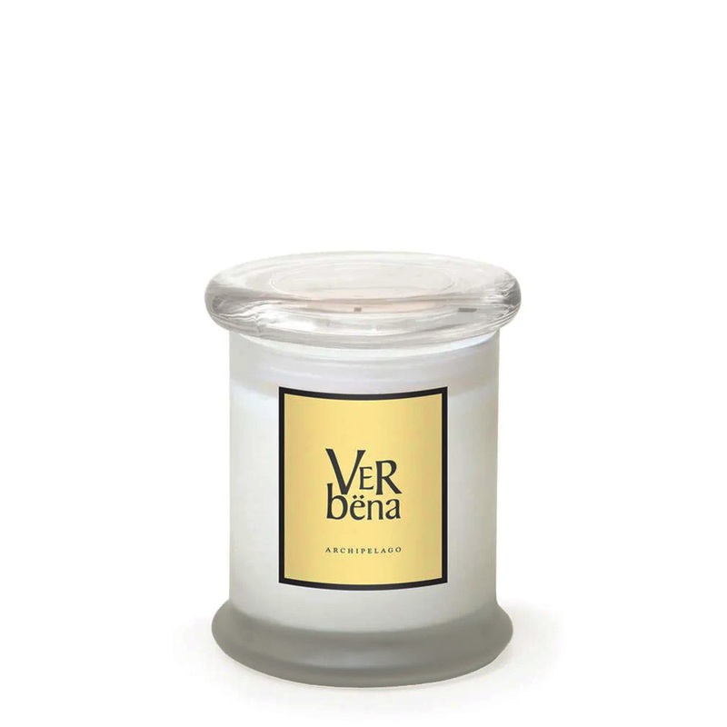 Archipelago Frosted Jar Candle – Verbena 8OZ