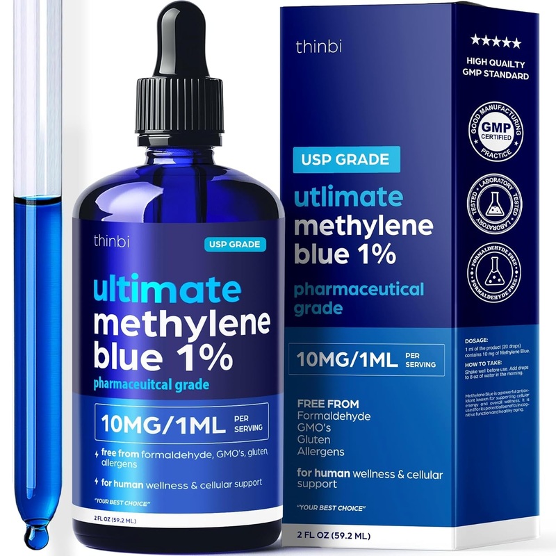 Artnaturals Ultimate Methylene Blue 1%  59.2ml | Brain Health, Cognitive Function & Cellular Energy Support 1
