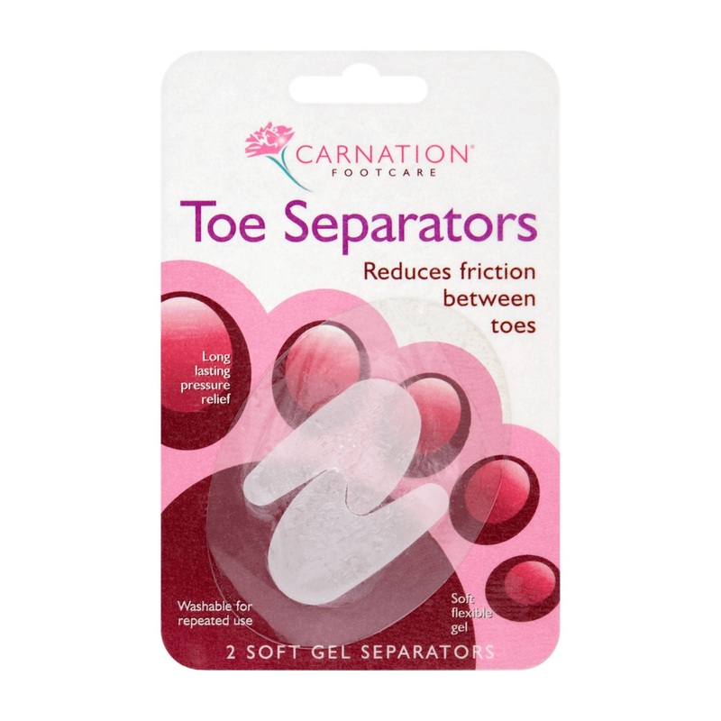 Carnation Toe Separators soft gel, 2 Count